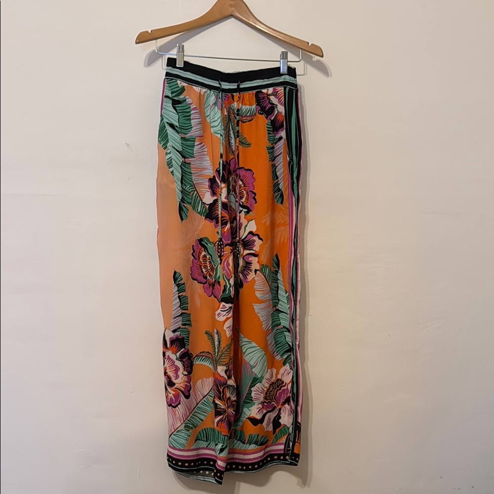 Maaji Women’s Apricot Blooms Ninette Wide-Leg Pants